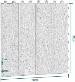 EUGAD WPC-Fliesen, WPC Fliesen Klickfliesen in Holzoptik 22 Stücke für 2m² Hellgrau Anthrazit, Braun, Coffee -EUGAD Verkäufe cbfc3743 48a6 4982 bf15 d3e43bf9e88c