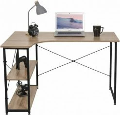 EUGAD Schreibtisch, Computertisch Büromöbel Couchtisch mit Ablage Holz Stahl Schwarz+Beigebraun Industrie-design 20 EUGAD Schreibtisch, Computertisch Büromöbel Couchtisch mit Ablage Holz Stahl Schwarz+Beigebraun Industrie-design -EUGAD Verkäufe ccb6c559 dcb4 53cf 81cd 1bab3bdcd739