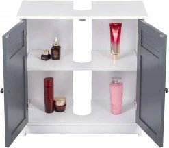 EUGAD Waschbeckenunterschrank Unterschrank Badezimmerschrank Waschtisch Badschrank mit 2 Türen 60x30x60cm aus MDF Weiß+Natur Weiß+Grau, Weiß+Natur 28 EUGAD Waschbeckenunterschrank Unterschrank Badezimmerschrank Waschtisch Badschrank mit 2 Türen 60x30x60cm aus MDF Weiß+Natur Weiß+Grau, Weiß+Natur -EUGAD Verkäufe ccd09dc7 9f56 5e69 b11a 73948731ddf5