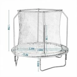 EUGAD Gartentrampolin, Trampolin 244 cm mit Sicherheitsnetz Blau 10 EUGAD Gartentrampolin, Trampolin 244 cm mit Sicherheitsnetz Blau -EUGAD Verkäufe cf33e7d4 aa44 44e3 ad34 c20c8e11d0e1