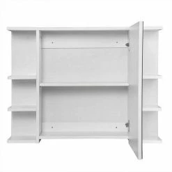 EUGAD Spiegelschrank Badezimmerspiegel Hängeschrank mit 8 Ablagen mit Tür Weiß -EUGAD Verkäufe cfd2b6d6 1a8c 53b4 921e 3cd342868a2b