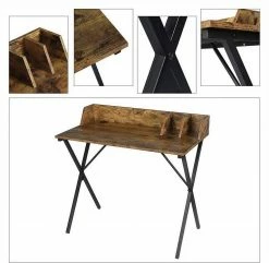 EUGAD Schreibtisch, 90x50x73CM Bürotisch PC Tisch Arbeitstisch für Home, Büro Metall + MDF Holzoptik Vintage -EUGAD Verkäufe d408ac8c 5fed 5e31 ab54 b55f7fe50b4e