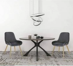 EUGAD Esszimmerstuhl, 4 Stücke Retro Küchenstuhl Sitzfläche aus Samt mit Metallbeine Dunkelgrün Bordeaux, Dunkelgrau, Dunkelgr&uuml;n, Hellgrau, Rosa, Schwarz -EUGAD Verkäufe d5a415f5 a044 5da7 b857 db0e98f6d8fe