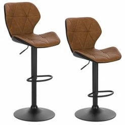 EUGAD Barhocker (2 St), 2er-Set höhenverstellbar und drenbar mit Rückenlehne aus Kunstleder Stahl Grau Anthrazit, Braun, Dunkelbraun 58 EUGAD Barhocker (2 St), 2er-Set höhenverstellbar und drenbar mit Rückenlehne aus Kunstleder Stahl Grau Anthrazit, Braun, Dunkelbraun -EUGAD Verkäufe d80e771f a54a 5f4b bc16 12a06df1253e