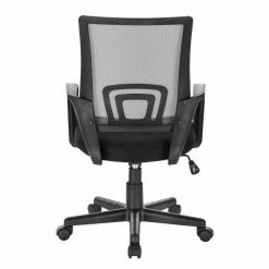 EUGAD Chefsessel (1 Stück), Bürostuhl mit Netz-Design-Sitzkissen Wippfunktion, Mesh, Schwarz Grau -EUGAD Verkäufe dad1da48 d359 5253 9112 1fb0a090755e