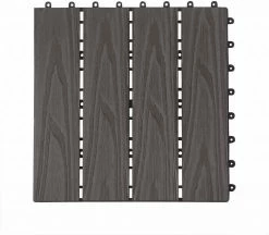 EUGAD WPC-Fliesen, 11 Stück WPC Terrassenfliesen 30x30cm Holzstruktur Anthrazit Coffee, Dunkelgrau, Hellgrau -EUGAD Verkäufe db9d65f9 b425 51a4 9896 9574d61c3fee