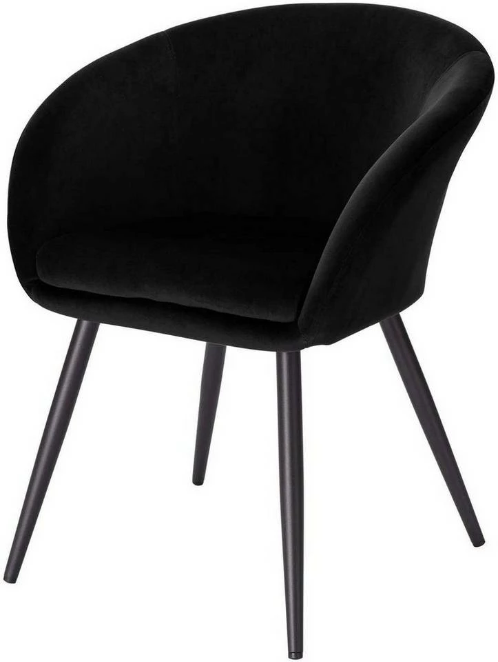 EUGAD Esszimmerstuhl, mit Armlehne, Retro Design, Samt, Metall Dunkelgrau Hellgrau, Schwarz 9 EUGAD Esszimmerstuhl, mit Armlehne, Retro Design, Samt, Metall Dunkelgrau Hellgrau, Schwarz – Bild 7