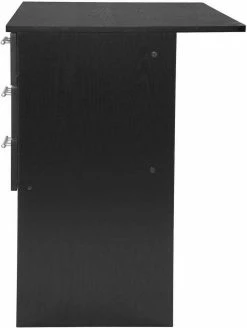 EUGAD Schreibtisch, Computertisch Bürotisch mit 3 Schubladen und Schloss Holz Schwarz -EUGAD Verkäufe df327262 4e89 5f80 b9cf 2bd1604a4b05