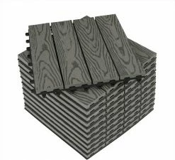 EUGAD WPC-Fliesen, WPC Fliesen Klickfliesen in Holzoptik 11 Stücke für 1m² Grau Anthrazit, Braun, Coffee, Hellgrau -EUGAD Verkäufe df74026a 29d6 50a3 9224 0fca7e97b06d