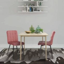 EUGAD Esszimmerstuhl (2 Stück), Polsterstuhl Wohnzimmerstuhl Samtstuhl Sessel mit Rückenlehne, Metallbeine, Sitzfläche aus Samt, Dunkelgrün Blau, Creme, Dunkelgrau, Dunkelgrün, Hellgrau, Rosa -EUGAD Verkäufe dfe7997a dbc9 519d bbc0 06cfa12f3903