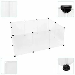 EUGAD Freigehege, Freigehege DIY Laufstall Kleintiere 154x104x74cm -EUGAD Verkäufe dffac89a 24e5 5485 b838 1472f3ec81fb