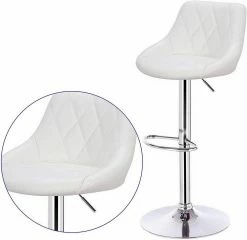 EUGAD Barhocker, 2er-Set Barstühle, höhenverstellbar, 360°drehbar Weiß Bordeaux, Cremeweiß, Grau, Khaki, Rot, Schwarz, Weiß 48 EUGAD Barhocker, 2er-Set Barstühle, höhenverstellbar, 360°drehbar Weiß Bordeaux, Cremeweiß, Grau, Khaki, Rot, Schwarz, Weiß -EUGAD Verkäufe e095d2e1 5750 5d47 8304 deb4b428ee73