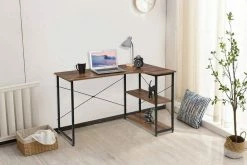 EUGAD Schreibtisch, Computertisch Büromöbel Couchtisch mit Ablage Holz Stahl Schwarz+Beigebraun Industrie-design 28 EUGAD Schreibtisch, Computertisch Büromöbel Couchtisch mit Ablage Holz Stahl Schwarz+Beigebraun Industrie-design -EUGAD Verkäufe e0f0dd11 569f 5612 b110 5e0bb6a8546d