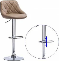 EUGAD Barhocker, 2er-Set Barstühle, höhenverstellbar, 360°drehbar Weiß Bordeaux, Cremeweiß, Grau, Khaki, Rot, Schwarz, Weiß 55 EUGAD Barhocker, 2er-Set Barstühle, höhenverstellbar, 360°drehbar Weiß Bordeaux, Cremeweiß, Grau, Khaki, Rot, Schwarz, Weiß -EUGAD Verkäufe e19816d3 c4f2 5bcc 8fb8 86a433ab4ca4