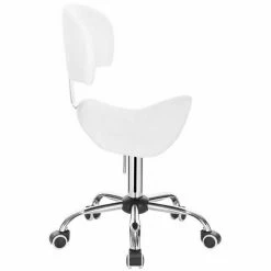 EUGAD Arbeitshocker (1er-Set), Sattelhocker mit Rückenlehne gepolstert höhenverstellbar aus Kunstleder Schwarz Grau, Weiß -EUGAD Verkäufe e302688d e116 5367 aa40 a3be993151a1