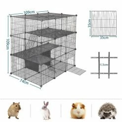 EUGAD Freigehege, Freigehege Laufstall Kleintiere 109x74x109cm -EUGAD Verkäufe e3116a01 e300 5261 bba8 6359a2c69c9b