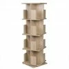 EUGAD Bücherregal, Raumteiler Standregal 360° frei drehbar, mit 4 Ebenen, MDF, Natur 2 EUGAD Bücherregal, Raumteiler Standregal 360° frei drehbar, mit 4 Ebenen, MDF, Natur -EUGAD Verkäufe e39b5e3d 312d 5b37 8e0e 180e03526601