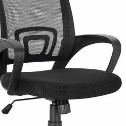 EUGAD Chefsessel (1 Stück), Bürostuhl mit Netz-Design-Sitzkissen Wippfunktion, Mesh, Schwarz Grau -EUGAD Verkäufe e3f22407 da1d 545a aaac 30c2836b7e97