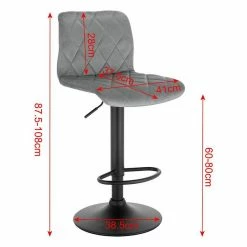 EUGAD Barhocker (2 St), Barhocker Drehstuhl Tresenhocker Barstuhl, Sitzfläche aus Samt mit Rücklehne Höhenverstellbar 25 EUGAD Barhocker (2 St), Barhocker Drehstuhl Tresenhocker Barstuhl, Sitzfläche aus Samt mit Rücklehne Höhenverstellbar -EUGAD Verkäufe e5830d4f 5b1e 471b 9f6a 290ae1ba2336