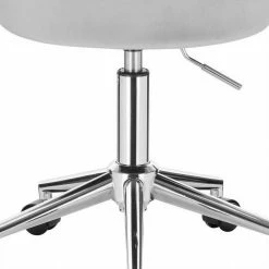 EUGAD Schreibtischstuhl (1 Stück), Bürohocker Rollhocker mit Rollen, Samt, höhenverstellbar, Rosa Dunkellgrau, Hellgrau -EUGAD Verkäufe e6a599c8 0f22 5925 98eb 1dfed2bcf46e