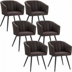 EUGAD 4-Fußstuhl, 6er-Set Esszimmerstuhl Polsterstuhl aus Stoffbezug Grau Dunkelbraun 29 EUGAD 4-Fußstuhl, 6er-Set Esszimmerstuhl Polsterstuhl aus Stoffbezug Grau Dunkelbraun -EUGAD Verkäufe e7cd86fb 4f6d 5e13 9d38 382de9bebac6