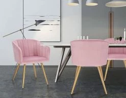 EUGAD Esszimmerstuhl (4 Stück), 4er-Set Esszimmerstuhl Polsterstuhl aus Samt Dunkelgrün Dunkelgrau, Dunkelgrün, Rosa, Schwarz 57 EUGAD Esszimmerstuhl (4 Stück), 4er-Set Esszimmerstuhl Polsterstuhl aus Samt Dunkelgrün Dunkelgrau, Dunkelgrün, Rosa, Schwarz -EUGAD Verkäufe ebc12a18 6770 4387 b476 a248f9048ced