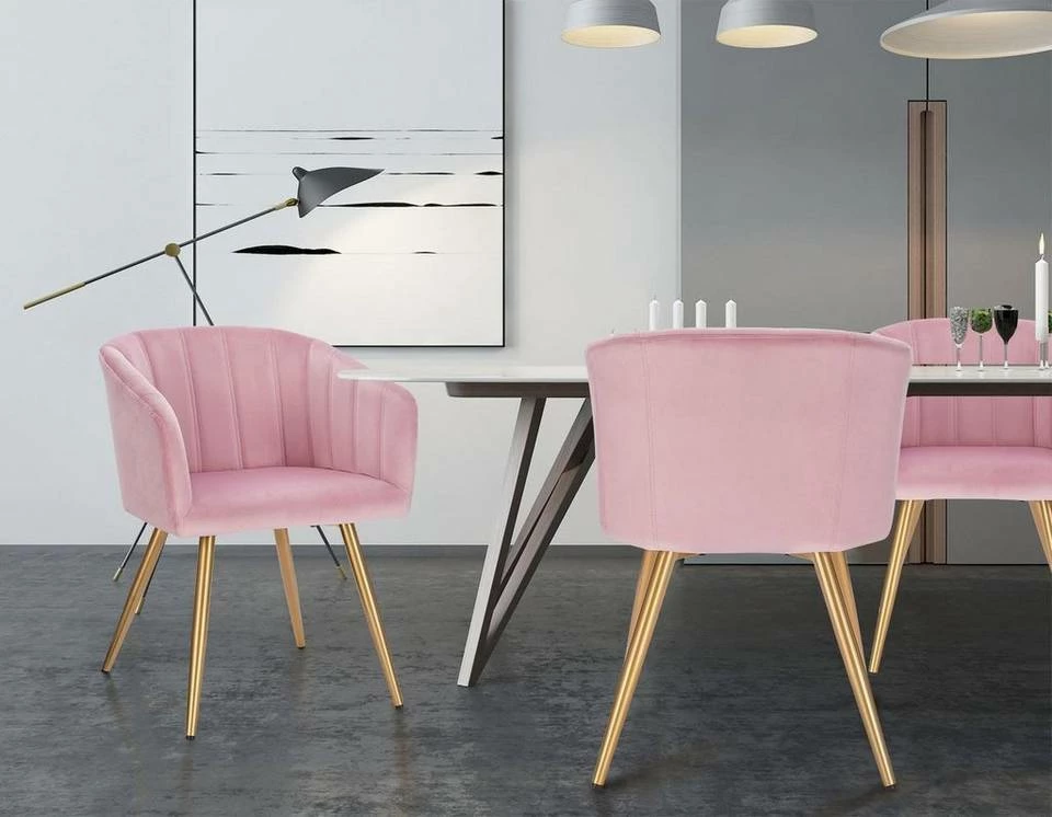 EUGAD Esszimmerstuhl (4 Stück), 4er-Set Esszimmerstuhl Polsterstuhl aus Samt Dunkelgrün Dunkelgrau, Dunkelgrün, Rosa, Schwarz 22 EUGAD Esszimmerstuhl (4 Stück), 4er-Set Esszimmerstuhl Polsterstuhl aus Samt Dunkelgrün Dunkelgrau, Dunkelgrün, Rosa, Schwarz – Bild 20