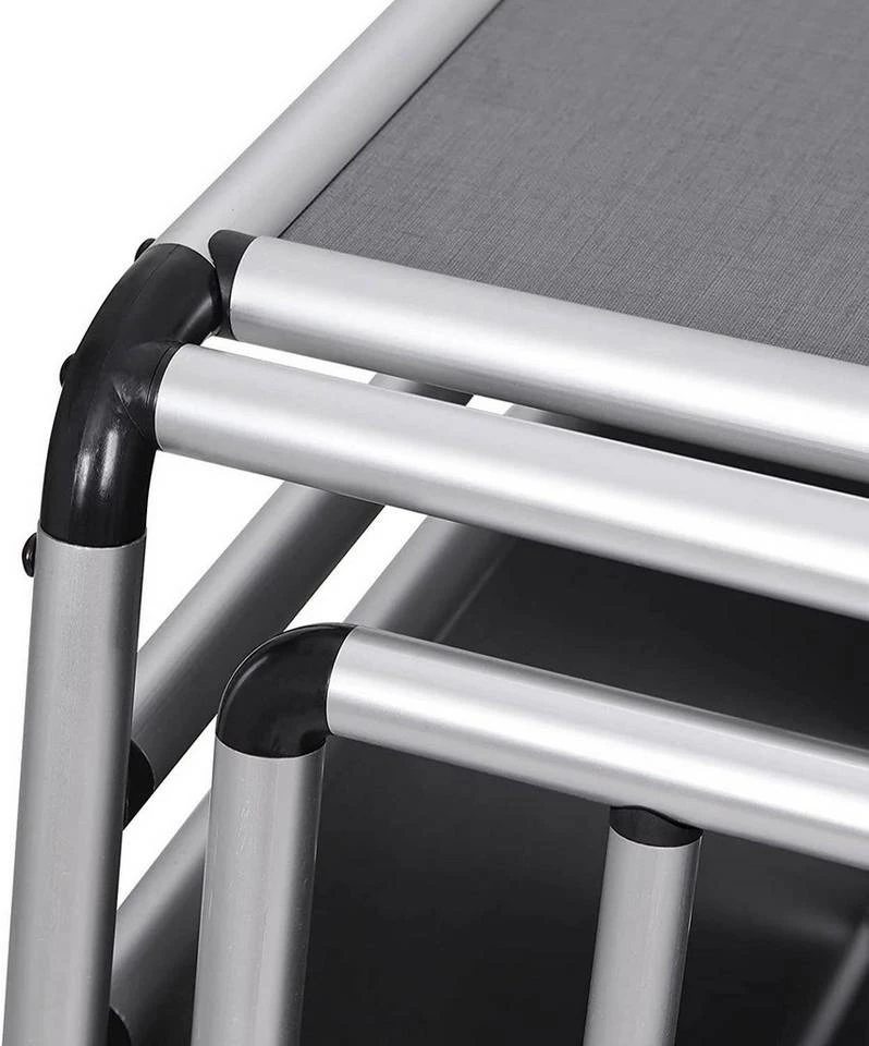 EUGAD Tiertransportbox, Hundetransportbox Alu Hundebox Reisebox Autobox für Husky Samojede Weimaraner Labrador Golden Retriever 90 x 65 x 69 cm XXL Schwarz Grau 10 EUGAD Tiertransportbox, Hundetransportbox Alu Hundebox Reisebox Autobox für Husky Samojede Weimaraner Labrador Golden Retriever 90 x 65 x 69 cm XXL Schwarz Grau – Bild 8