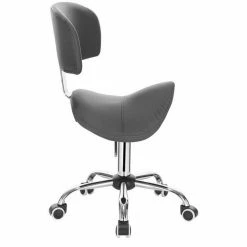 EUGAD Arbeitshocker (1er-Set), Sattelhocker mit Rückenlehne gepolstert höhenverstellbar aus Kunstleder Schwarz Grau, Weiß -EUGAD Verkäufe ec8fcc2f a2d8 58b7 9e65 55e88254327b