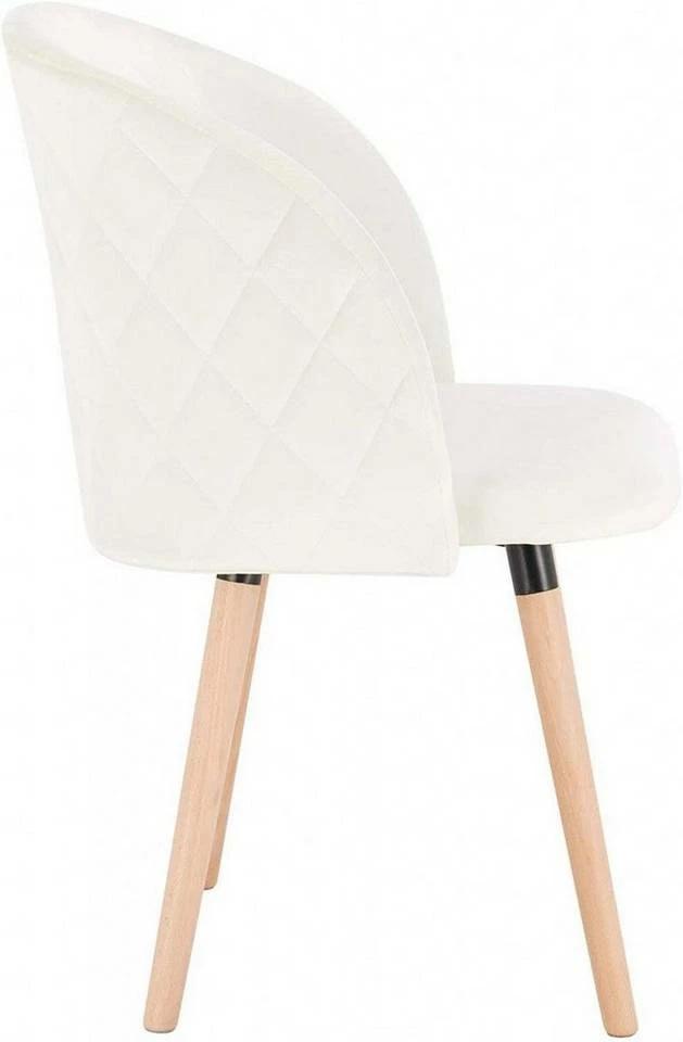 EUGAD Esszimmerstuhl, 2er-Set Esszimmerstuhl Küchenstuhl Samt Massivholz Rosa Cremeweiß 15 EUGAD Esszimmerstuhl, 2er-Set Esszimmerstuhl Küchenstuhl Samt Massivholz Rosa Cremeweiß – Bild 13