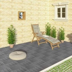 EUGAD WPC-Fliesen, 22 Stück WPC Terrassenfliesen 30x30cm Holzstruktur Coffee Anthrazit, Dunkelgrau, Hellgrau -EUGAD Verkäufe ef85037f 7556 5c81 a82a e2c8c5c71eb1