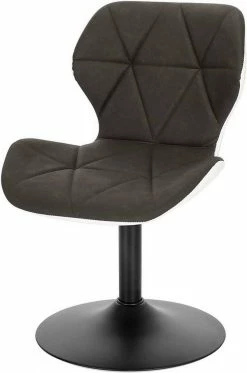 EUGAD Barhocker (2 St), niedriger Barhocker 360° Drehstuhl mit Rückenlehne 120kg belastbar Stuhl höhenverstellbar Kunstleder Sitzhöhe 40-54cm Dunkelbraun Weiß Anthrazit+Wei&szlig;, Dunkelbraun+Wei&szlig; -EUGAD Verkäufe f53152fd 204b 4573 b15d 27a64fd4bbff