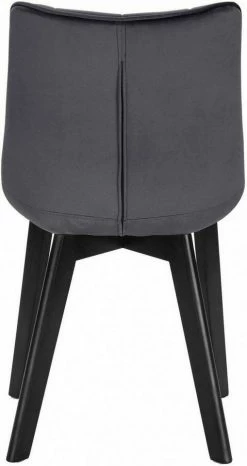 EUGAD Esszimmerstuhl (1 Stück), Wohnzimmerstuhl mit Rückenlehne, Polsterstuhl Küchenstuhl Weich Samt und Holz für ESS- und Wohnzimmer Dunkelgrau Dunkelgr&uuml;n, Rosa, Schwarz -EUGAD Verkäufe f5dcb6ef c286 54d6 9920 f4334e17148a