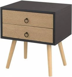 EUGAD Nachttisch, Beistelltisch mit 2 Schubladen Nachtkommode Nachtschrank Holzbeine MDF 46x35x50cm Weiß Grau, Weiß 25 EUGAD Nachttisch, Beistelltisch mit 2 Schubladen Nachtkommode Nachtschrank Holzbeine MDF 46x35x50cm Weiß Grau, Weiß -EUGAD Verkäufe f8f7c15a bb59 5fe4 ab9d 2920fb73e1a7