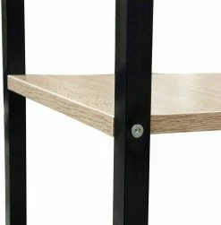 EUGAD Kleiderständer, Garderobenständer mit 2 Ablagen Holz Metall Schwarz-Hell Eiche Schwarz-Vintage, Weiß-Eiche -EUGAD Verkäufe f98baa53 c69f 5881 ae3d 330fc97ea63b