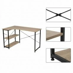 EUGAD Schreibtisch, Computertisch Büromöbel Couchtisch mit Ablage Holz Stahl Schwarz+Beigebraun Industrie-design 23 EUGAD Schreibtisch, Computertisch Büromöbel Couchtisch mit Ablage Holz Stahl Schwarz+Beigebraun Industrie-design -EUGAD Verkäufe fca467ba a361 5906 abe6 e4c4d927bc63