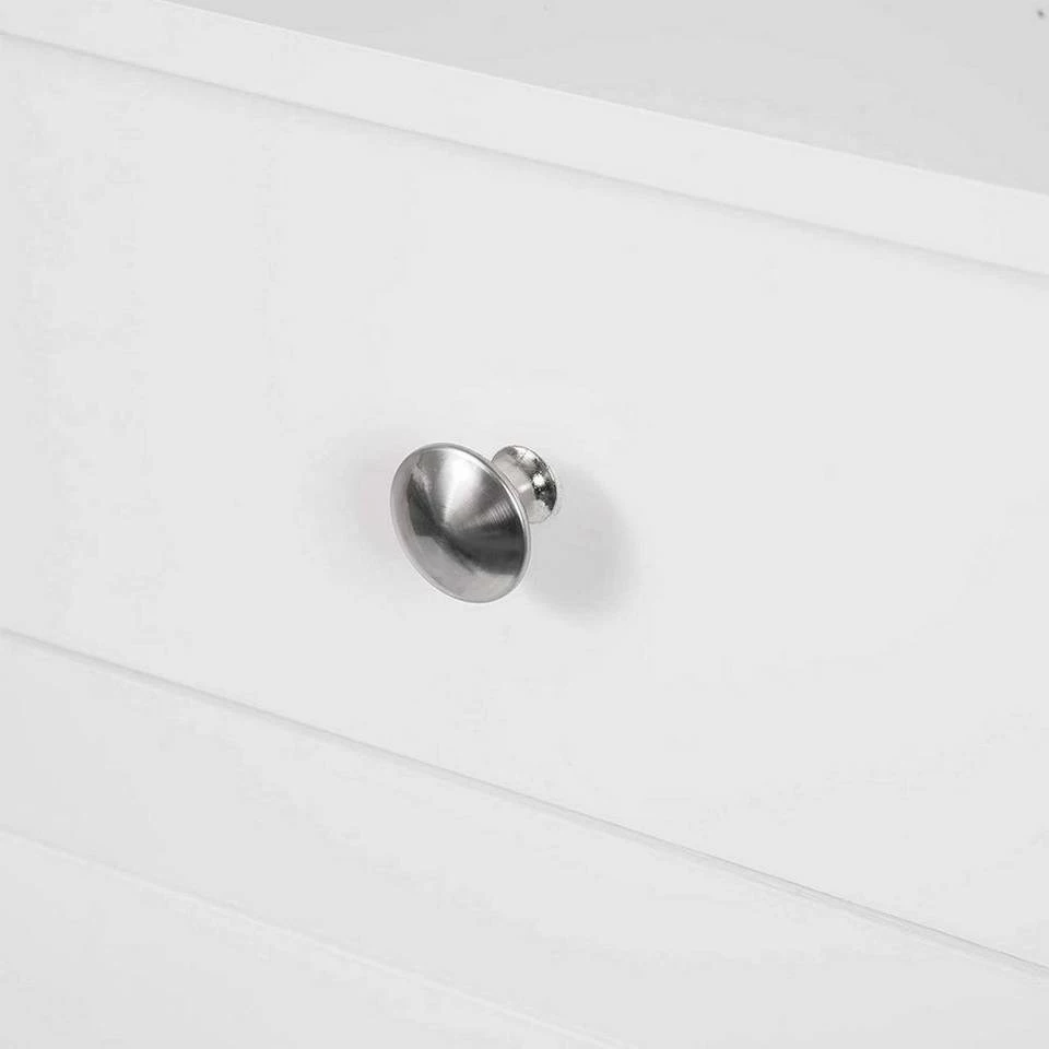 EUGAD Badkommode, Badezimmerschrank, 2 Türen, 1 Schubkasten, mit verstellbare Regalebene, MDF, Weiß 9 EUGAD Badkommode, Badezimmerschrank, 2 Türen, 1 Schubkasten, mit verstellbare Regalebene, MDF, Weiß – Bild 7