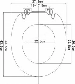 EUGAD WC-Sitz (1-St), Toilettensitz, WC Sitz mit Absenkautomatik, MDF, Holz, Softclose Scharnier Grüne Blätter, Holzfarbe, Lilie, Seestern, Seestern Am Strand, Seestern Sonnenuntergang, Stone, ‎Lila Blume und Stones -EUGAD Verkäufe fe489aea 2a3d 5463 a059 5e976f18e83e