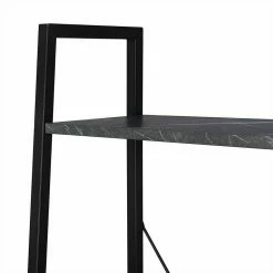 EUGAD Bücherregal, Standregal Bücherregal Metallregal Leiterregal Stufenregal Multifunktionale Regal Industrie Design MDF Metall Schwarz+schwarzer Marmor Golden+Weißer Marmor, Vintage -EUGAD Verkäufe ffa4beee c474 503a 8fa3 8e2cb5d86c3b