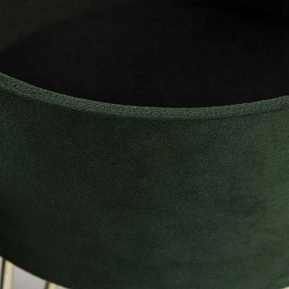 EUGAD Sitzhocker, Samthocker mit Stauraum, rund, mit stabilen goldenen Metallfüßen, Türkis Dunkelgrau, Dunkelgrün, Hellgrau, Rosa, Türkis 33 EUGAD Sitzhocker, Samthocker mit Stauraum, rund, mit stabilen goldenen Metallfüßen, Türkis Dunkelgrau, Dunkelgrün, Hellgrau, Rosa, Türkis – Bild 31